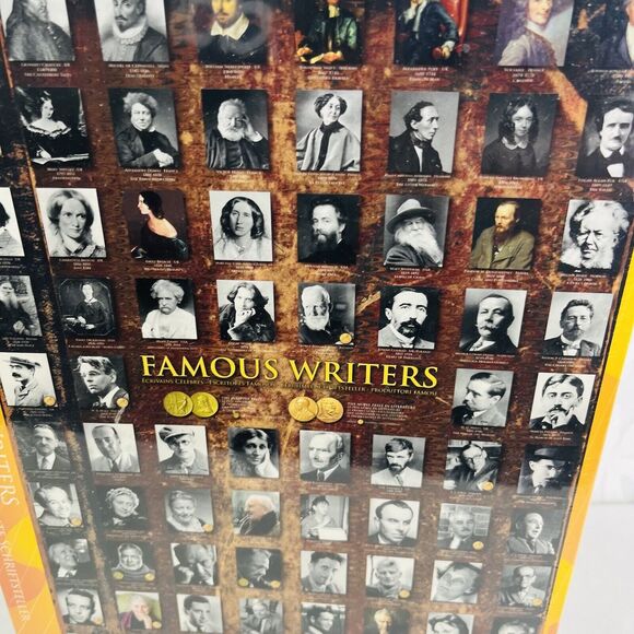 Famous Writers 1000 Piece Jigsaw Puzzle Eurographics New - Picture 2 of 7